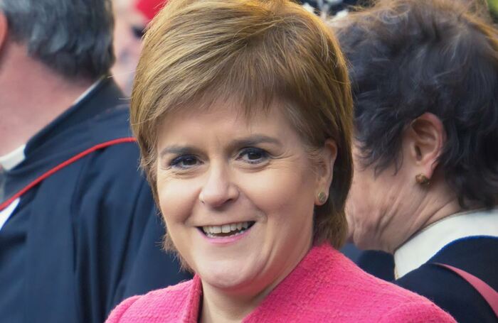 First minister Nicola Sturgeon announced the emergency funding at a press briefing on December 17. Photo: Shutterstock