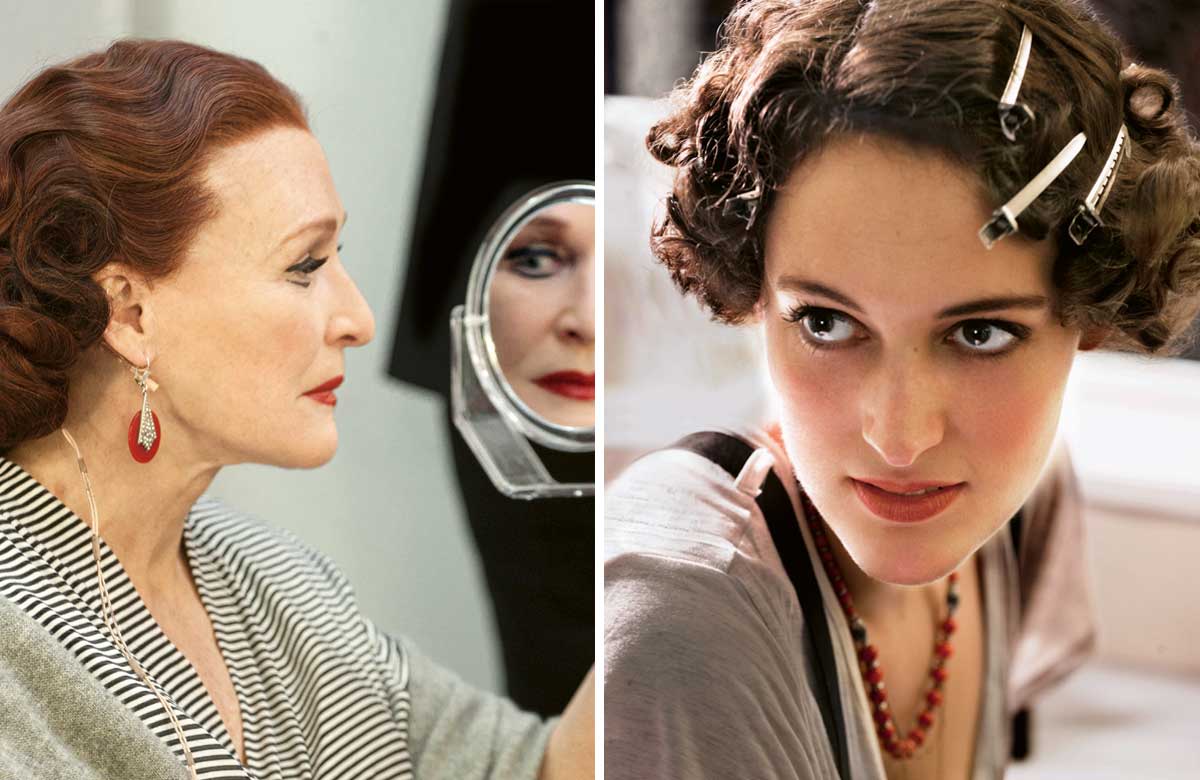 Glenn Close and Phoebe Waller-Bridge from the book Time to Act. Photos: Simon Annand