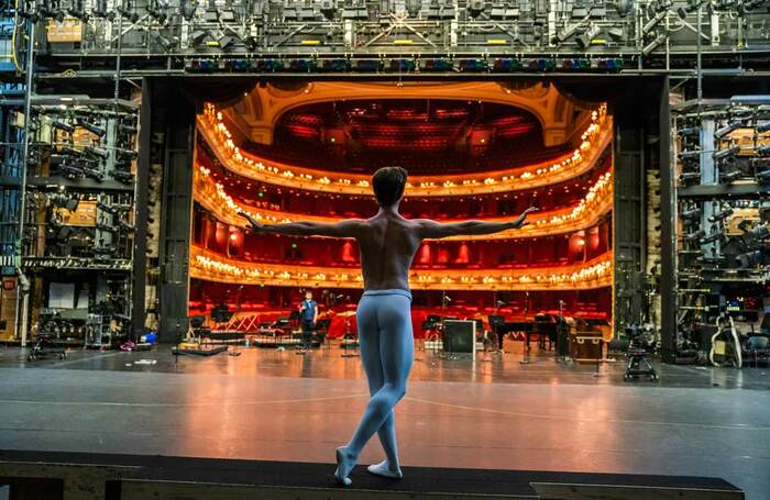Rehearsals for The Royal Ballet: Back on Stage. Photo: Tristram Kenton