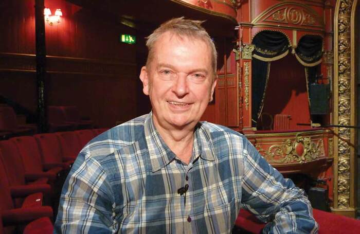 Philip Hedley in the auditorium of Theatre Royal Stratford East