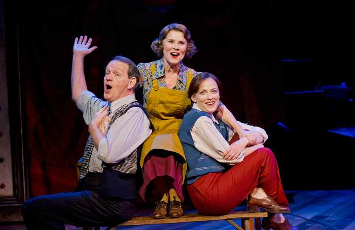 Kevin Whately, Imelda Staunton and Lara Pulver in Gypsy, which opened at Chichester Festival Theatre on October 14, 2014. Photo: Tristram Kenton