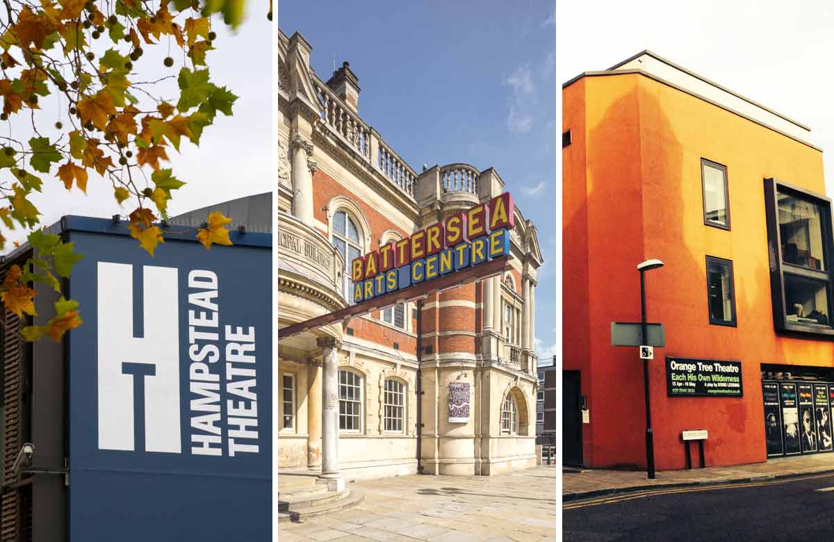 London theatres: Hampstead Theatre, Battersea Arts Centre and the Orange Tree. Photos: Daisy Hutchinson/Morley von Sternberg