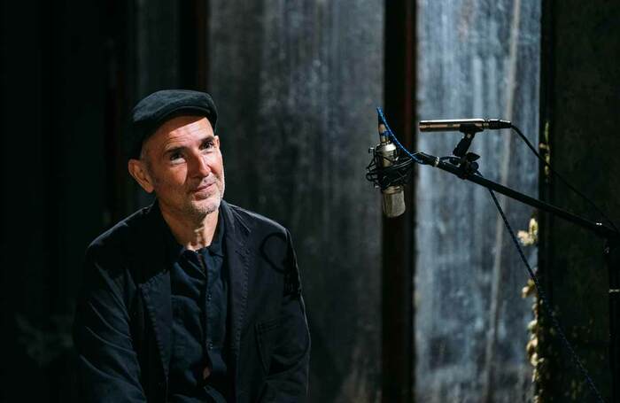 Ian Rickson recording his What I Love podcast. Photo: Helen Murray/Fremantle Media