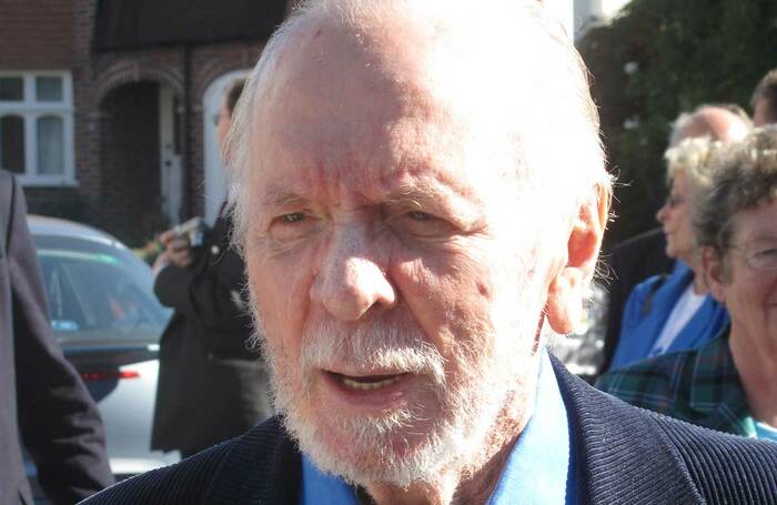Herbert Kretzmer in October 2010. Photo: Peter Robertson