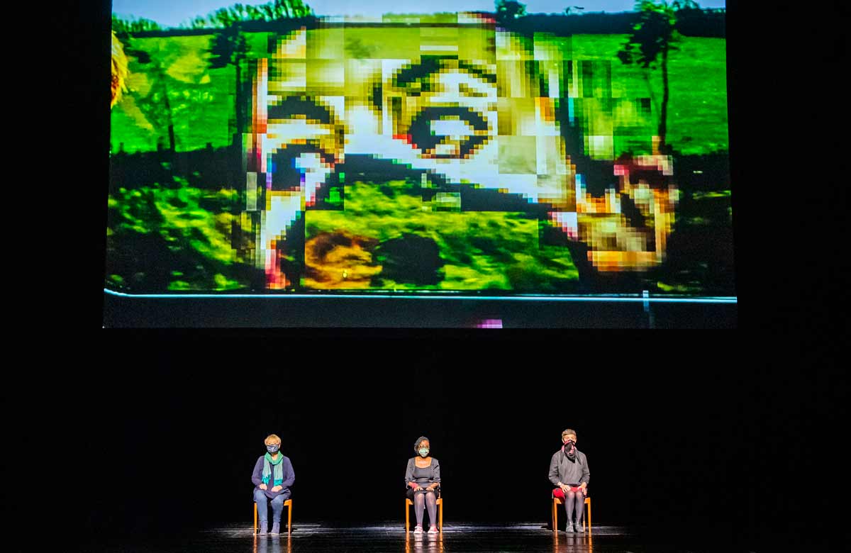 Susan Bickley, Nadine Benjamin and Anna Dennis in A New Dark Age at the Royal Opera House. Photo: Tristram Kenton