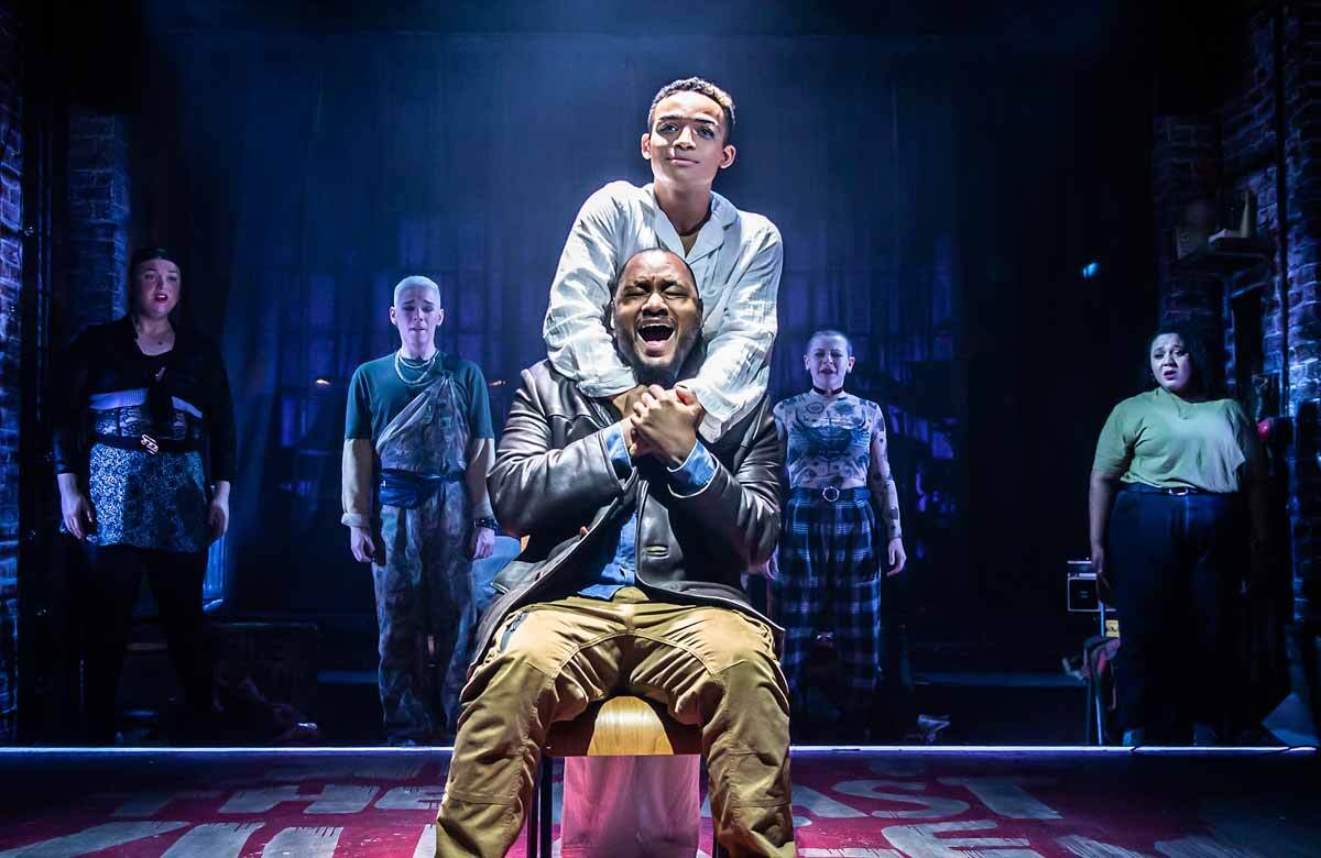 Dom Hartley-Harris and Alex Thomas-Smith in Rent. Photo: Pamela Raith