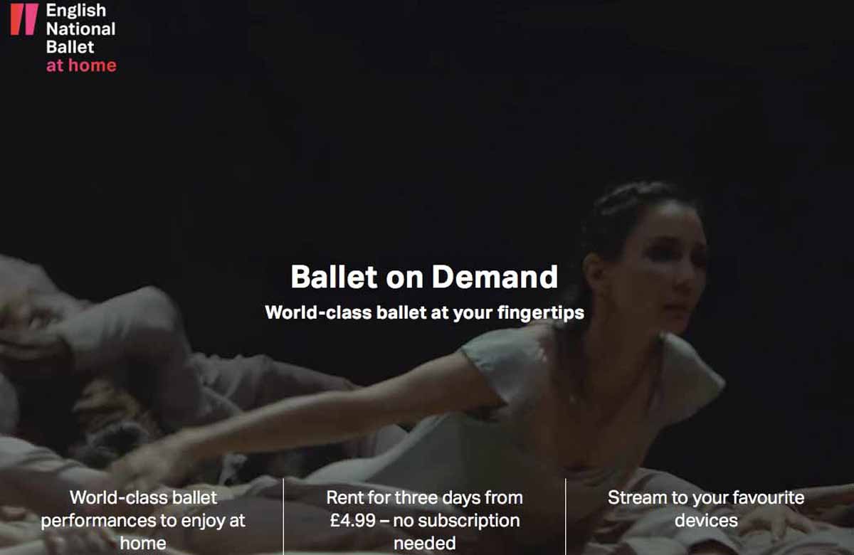 English National Ballet launches on-demand platform