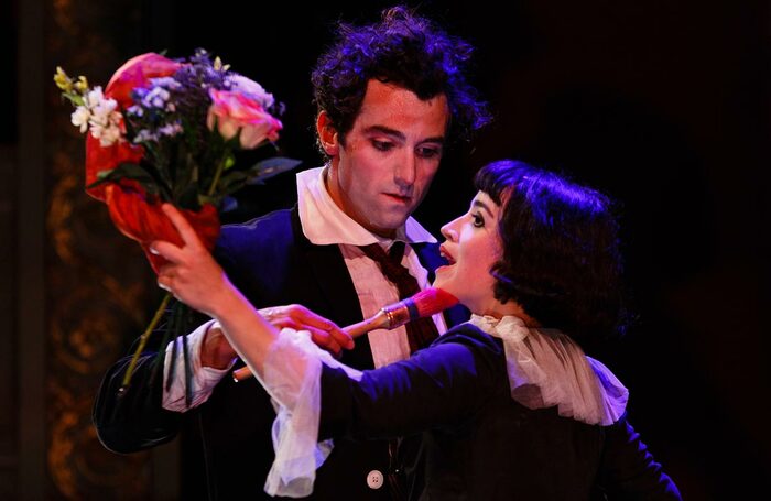 Marc Antolin and Audrey Brisson in The Flying Lovers of Vitebsk. Photo: Steve Tanner