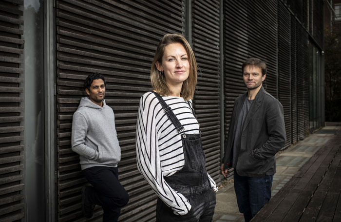 Actor Shane Zaza, director Alice Hamilton and actor Alec Newman (left to right). Photo: Helen Maybanks