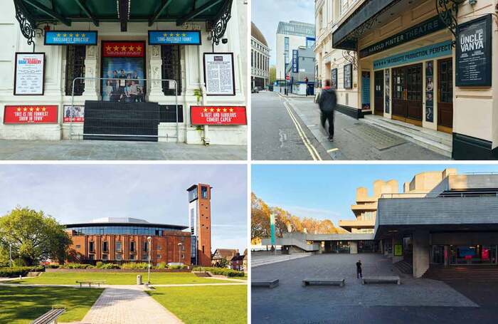 Theatres in the West End and beyond remain closed during the latest lockdown in England. Photos: Alex Brenner/Shutterstock