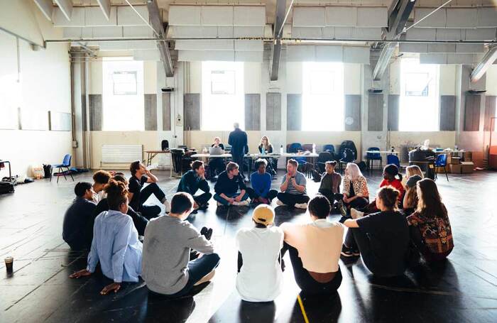 Rehearsals for the 2019 NYT Rep production of A Midsummer Night's Dream. Photo: Helen Murray