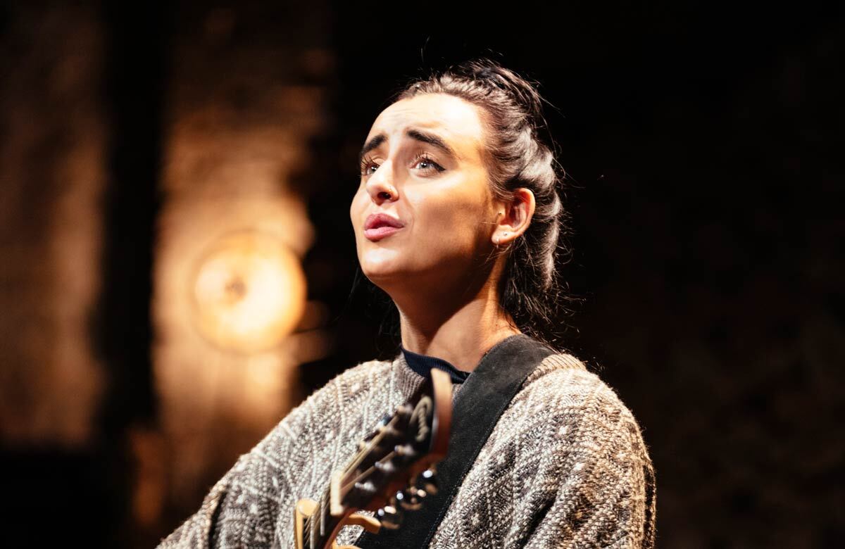 Maimuna Memon in Nine Lessons and Carols at the Almeida Theatre, London. Photo: Helen Murray