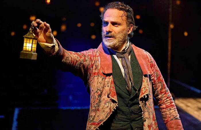 Andrew Lincoln in the Old Vic's A Christmas Carol. Photo: Manuel Harlan