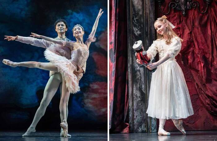 Birmingham Royal Ballet's The Nutcracker: César Morales and Momoko Hirata; Karla Doorbar. Photos: Johan Persson