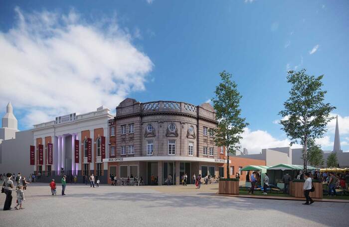 Artist's impression of new theatre in Worcester