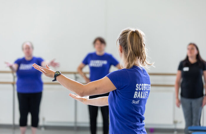 Scottish Ballet delivers new self-care workshops for health and social care staff in Scotland. Photo: Andy Ross