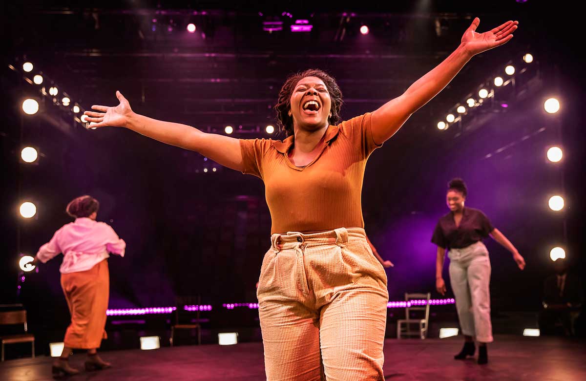 T'Shan Williams as Celie in The Color Purple. Photo: Pamela Raith