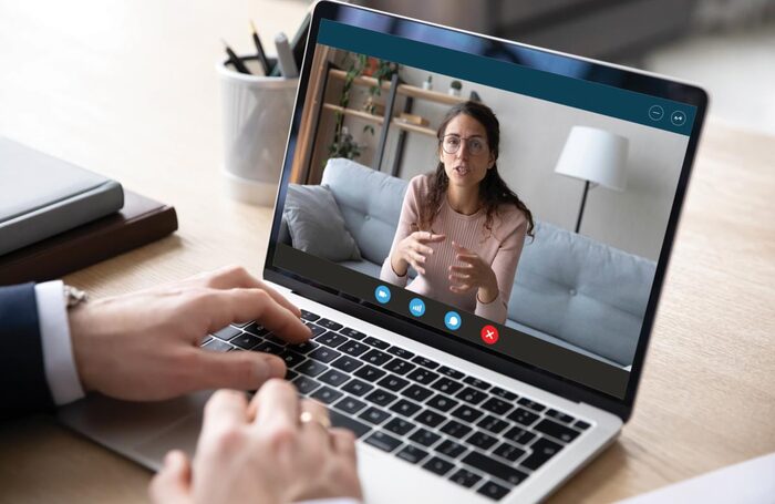 Drama school auditions are now happening over video conferencing platforms. Photo: Shutterstock