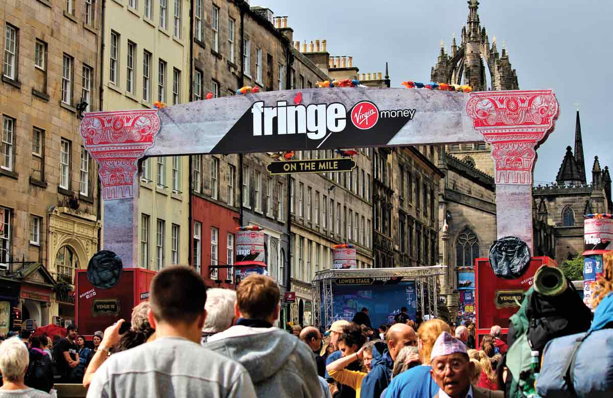 The Royal Mile during Edinburgh Festival Fringe in 2018. Photo: Shutterstock