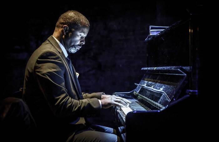 Adrian Lester in Hymn at London's Almeida Theatre. Photo: Mark Brenner