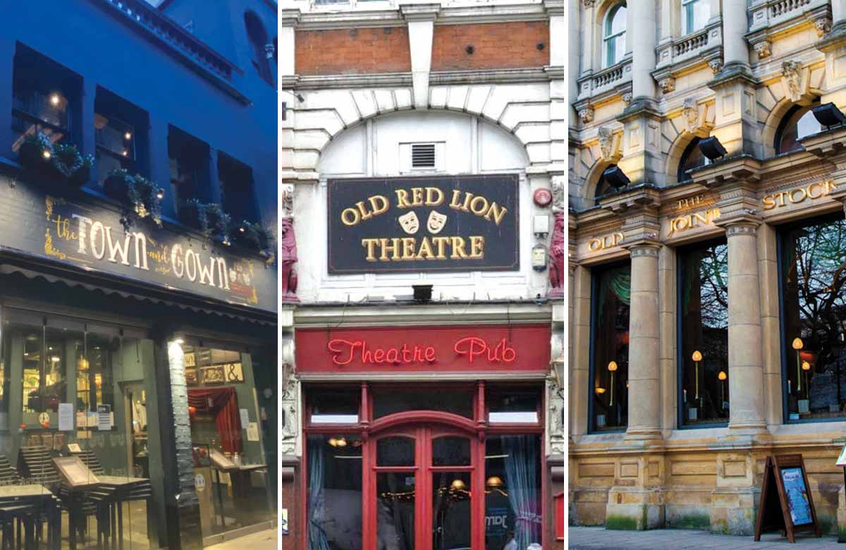 Pub theatres the Town and Gown in Cambridge, the Old Red Lion in Islington and the Old Joint Stock in Birmingham
