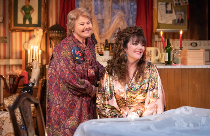 Annette Badland as Garnet and Josie Lawrence as Sylvie in Our Lady of Blundellsands, which will return to the Everyman in September. Photo: Marc Brenner