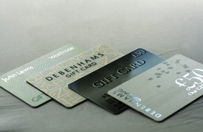 Gift cards are a firm favourite with agents. Photo: Shutterstock