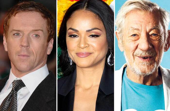 Damian Lewis, Karen Olivo and Ian McKellen. Photos: Shuuterstock/Feast Creative (Ian McKellen)