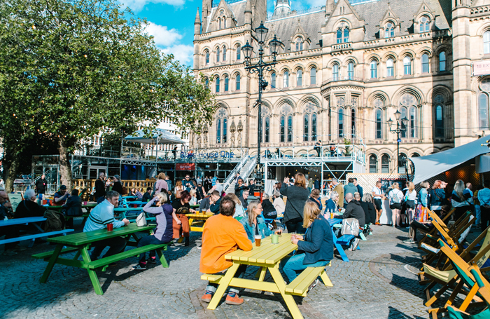 Festival Square at Manchester International Festival 2019. Photo: Louis Reynolds