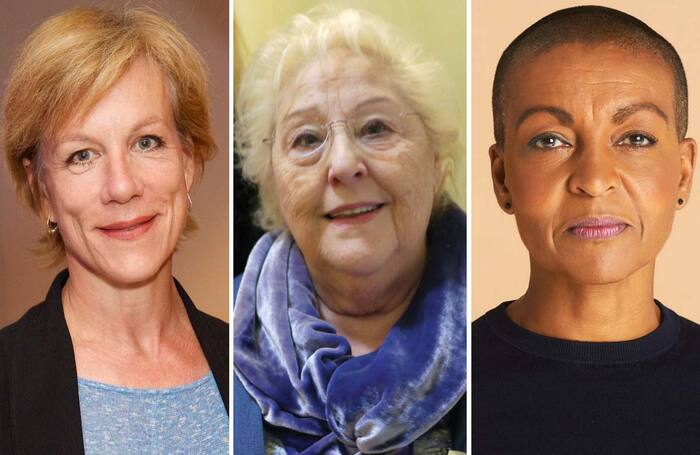 Juliet Stevenson, Sylvia Young, Adjoa Andoh and more. Photos: Piers Allardyce/Park Theatre, The Stage, Seun Shote