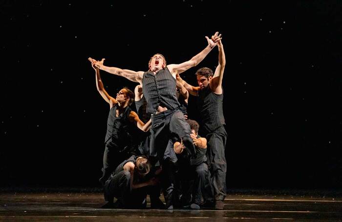 A scene from Solo Echo by Crystal Pite, part of 21st-Century Choreographers at the Royal Opera House, London. Photo: Tristram Kenton