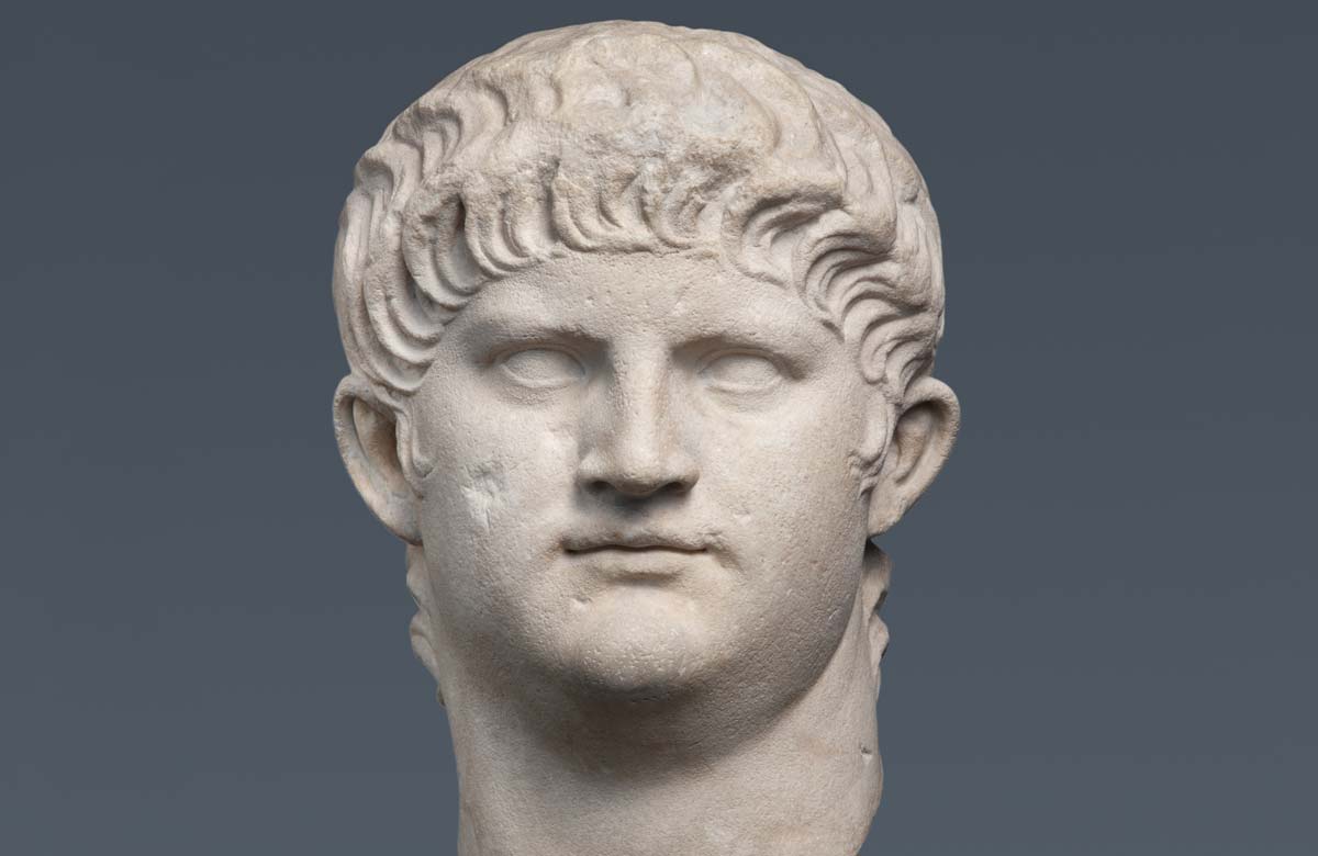 Marble portrait of Nero, 64–8 CE, Rome, Italy. Photo: State Collections of Antiquities and Glyptothek, Munich/Renate Kühling