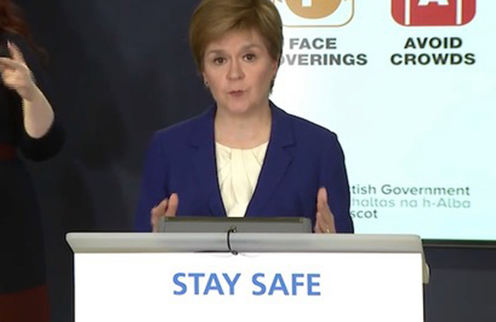 Nicola Sturgeon.