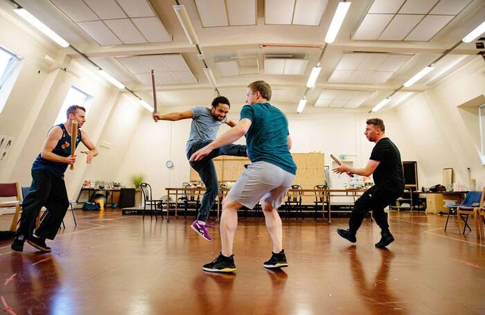 Rehearsals for the Royal Shakespeare Company's King John in 2019. Photo: Sam Allard