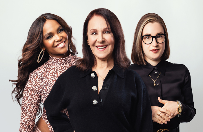 Oti Mabuse, Arlene Phillips and Gabriella Slade. Photo: Oliver Rosser