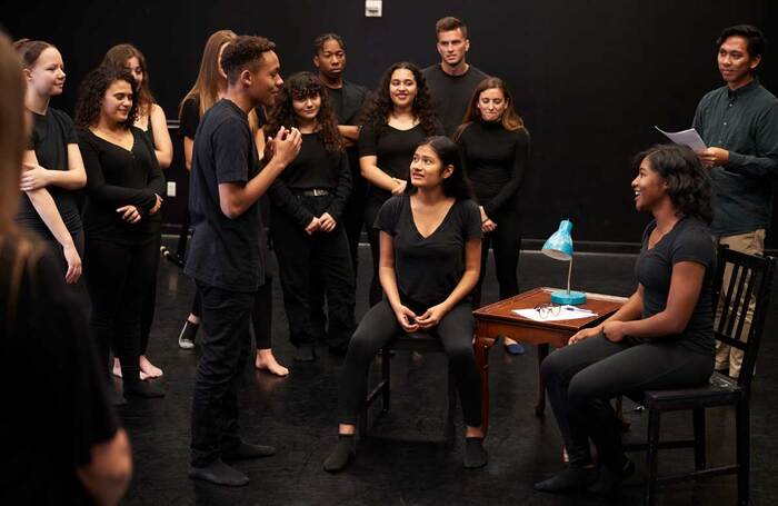 Students training at drama school. Photo: Shutterstock