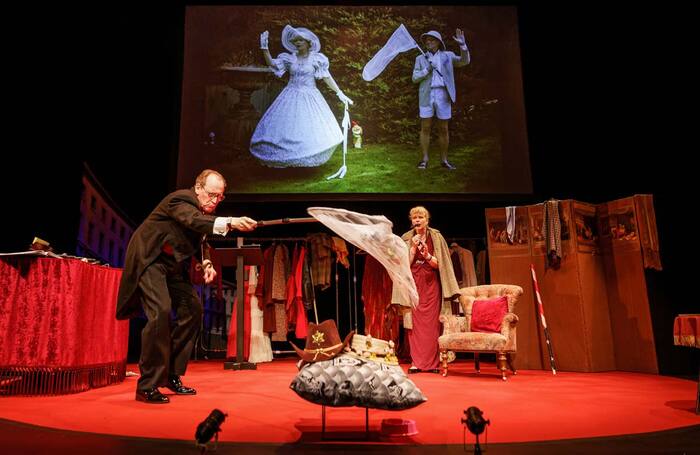 Stefan Bednarczyk and Sara Crowe in Siobhan Basset's The Hound of the Baskervilles. Photo: Craig Fuller