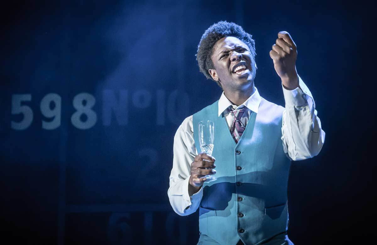 Nickcolia King-N’Da in The Death of a Black Man at Hampstead Theatre. Photo: Marc Brenner