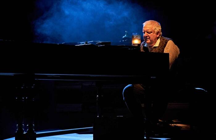 Simon Russell Beale in Bach and Sons at the Bridge Theatre. Photo: Manuel Harlan