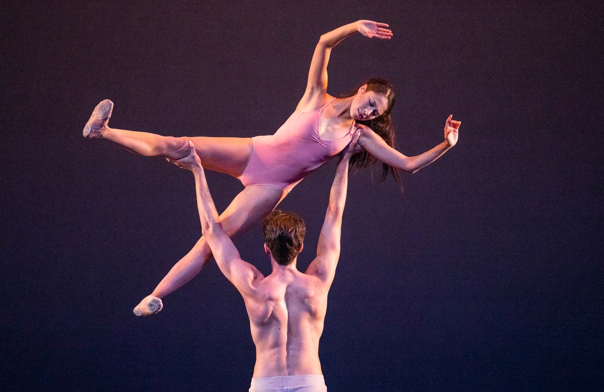 Beatriz Stix-Brunell and Reece Clarke in After The Rain. Photo: Tristram Kenton