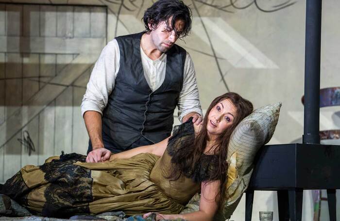Joshua Guerrero and Anna Princeva in La Bohème at the Royal Opera house. Photo: Tristram Kenton