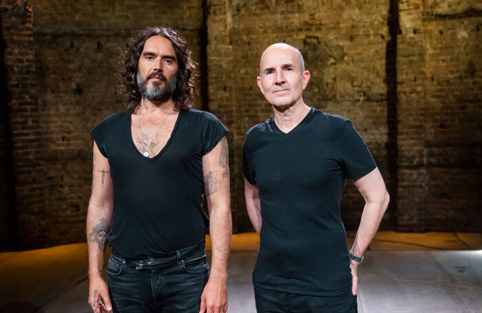 Russell Brand with director and co-creator Ian Rickson