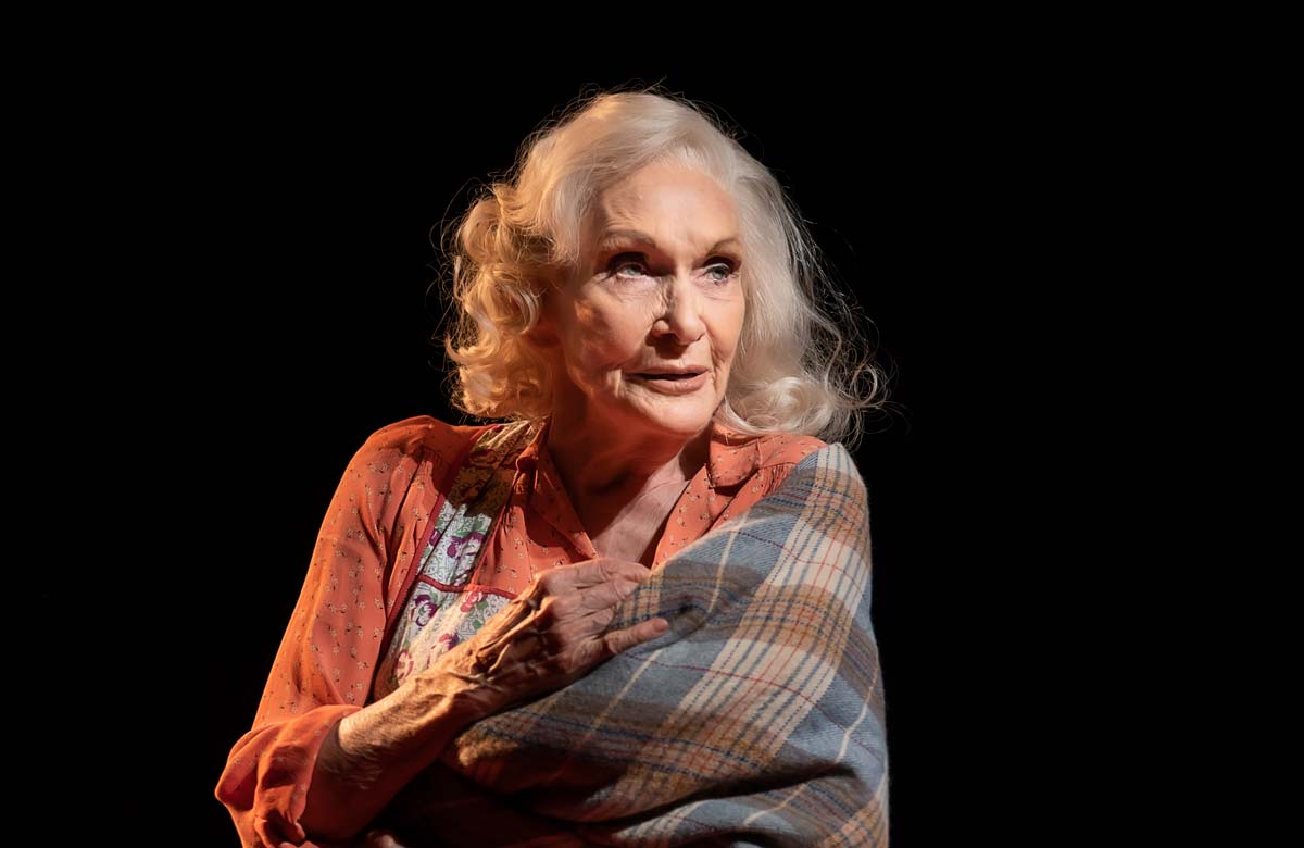 Siân Phillips in Under Milk Wood at the National Theatre. Photo: Johan Persson