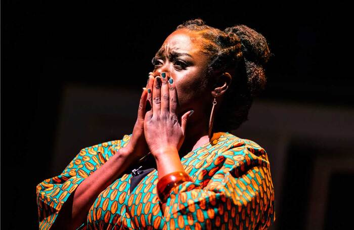 Michelle Asante in Notes on Grief at Manchester International Festival. Photo: Tristram Kenton