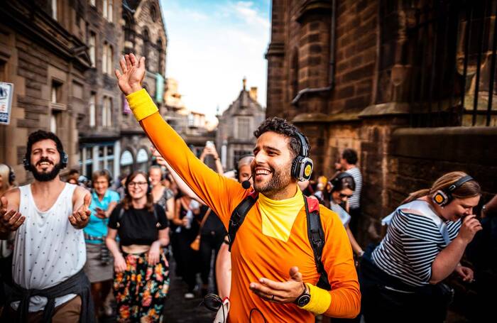 Edinburgh during the fringe in 2019. This year's festival may be less exuberant, but will return with a mix of online and in-person shows. Photo: Shutterstock