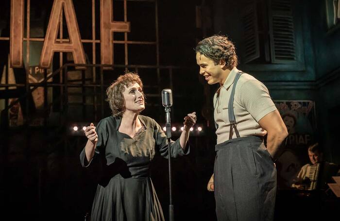 Jenna Russell and Louis Gaunt in Piaf at Nottingham Playhouse. Photo: Marc Brenner