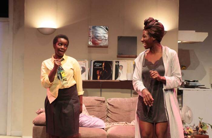 Donna Banya and Danielle Kassaraté in ...cake at Theatre Peckham. Photo: Seye Isikalu