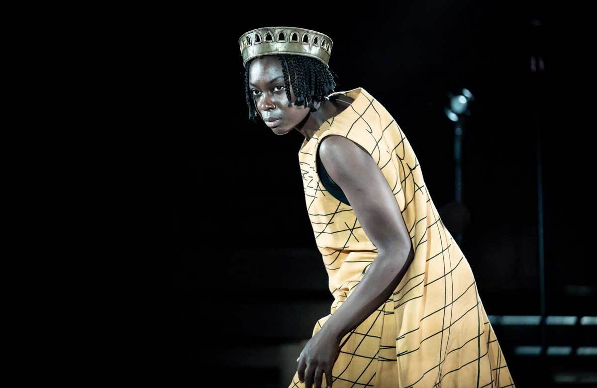 Joan Iyiola in Changing Destiny at London's Young Vic. Photo: Marc Brenner