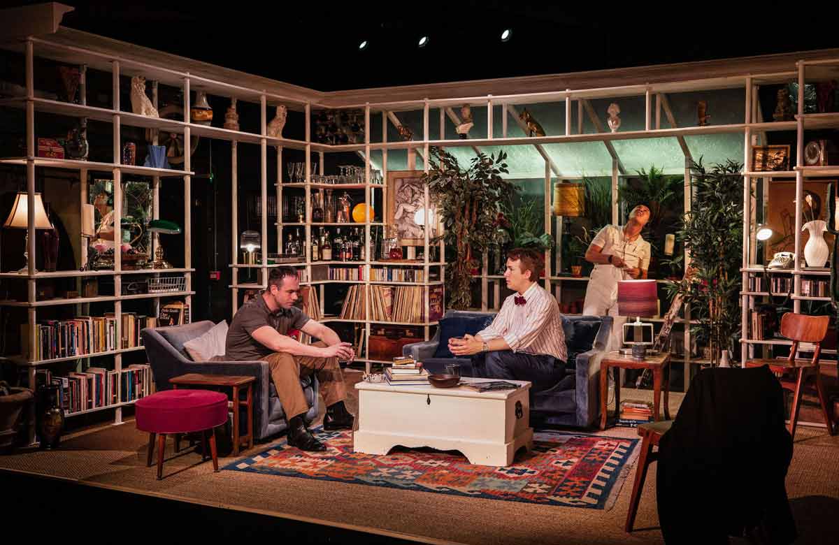 Edward M Corrie, Paul Keating and James Bradwell in My Night With Reg. Photo: Mark Senior