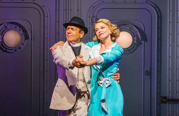 Robert Lindsay and Sutton Foster in Anything Goes at London's Barbican. Photo: Tristram Kenton